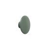 Muuto DOTS Wieszak Drewniany XS - 6.5 cm Zielony Dusty Green
